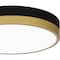 Quoizel Weldin Flush Mount Led Matte Black Gold WLN1611MBKG - alternate 2